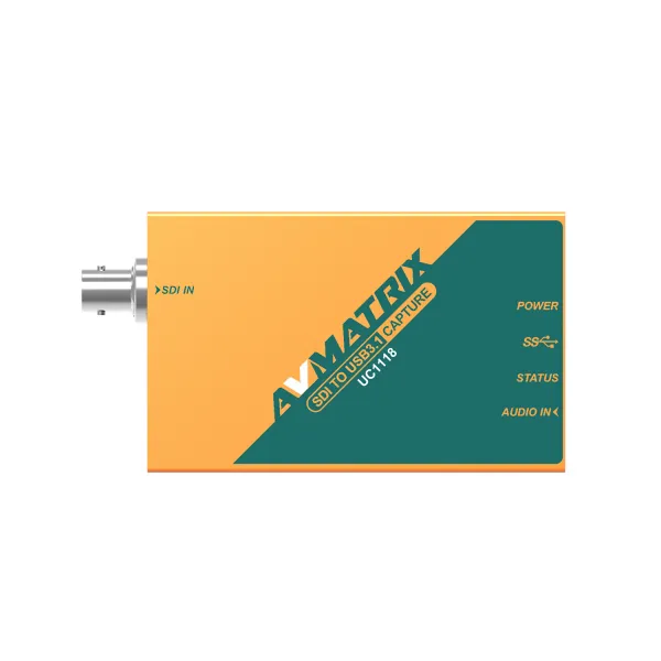 AVMATRIX Snímanie nekomprimovaného videa UC1118 SDI na USB 3.1 TYPE-C 21470