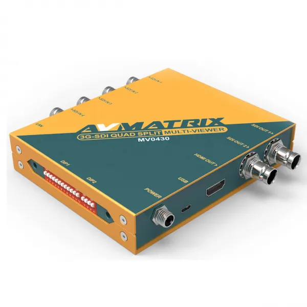 AVMATRIX MV0430 4-kanálový SDI multiviewer 21449