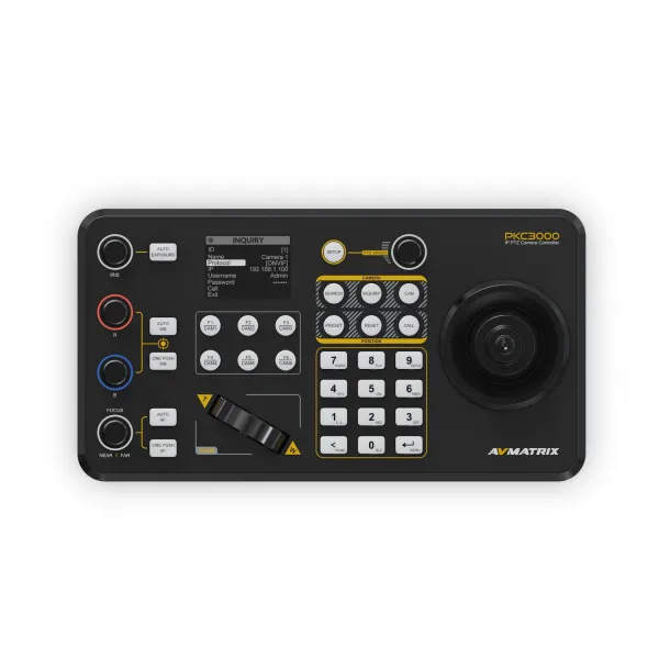 AVMATRIX Profesionálny pákový ovládač PKC3000 IP a sériového PTZ kamery 21451