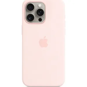 Apple Originál Silikónový Kryt s MagSafe pre iPhone 15 Pro Max Light Pink, MT1U3ZM/A