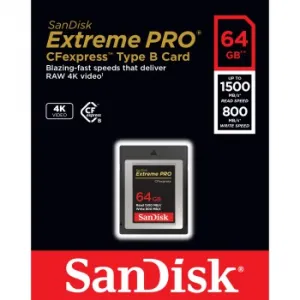 SanDisk CF Extreme PRO expres 64 GB, Type B 85235110