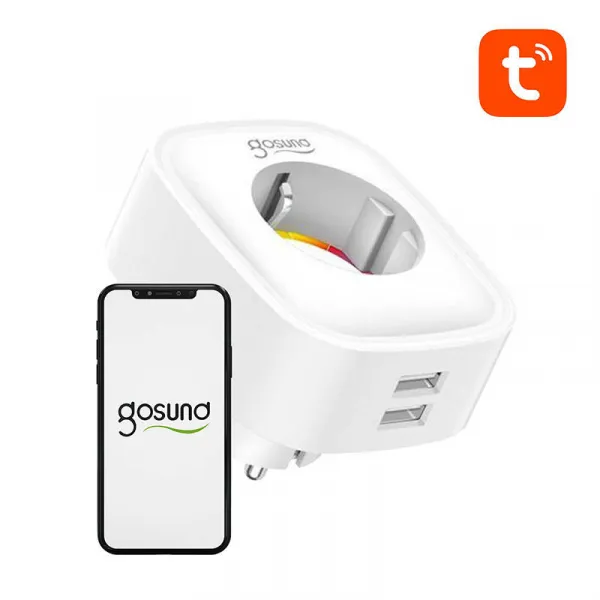 Smart WiFi zásuvka Gosund SP112 2xUSB, Tuya 018510