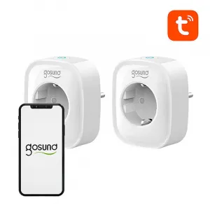 Inteligentná WiFi zásuvka Gosund SP1, 2 kusy (dvojbalenie), Tuya 043848
