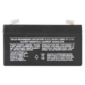 EMOS AKUMULÁTOR SLA 6V/1,3Ah FA -4,7mm