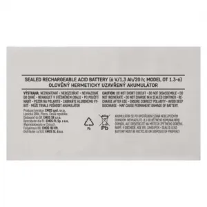 EMOS AKUMULÁTOR SLA 6V/1,3Ah FA -4,7mm