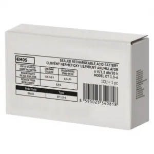 EMOS AKUMULÁTOR SLA 6V/1,3Ah FA -4,7mm