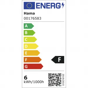 Hama SMART WiFi LED žiarovka, E14, 5,5 W, RGBW, stmievateľná 85395200