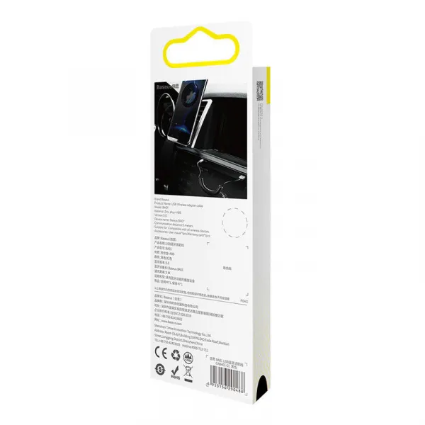 Baseus USB, AUX Bluetooth 5.0 audio adaptér (čierny) 018738