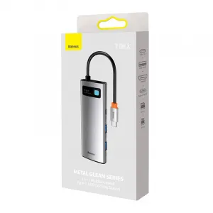 Adaptér 7w1 Baseus Hub USB-C na 2x USB 3.0 + HDMI + USB-C PD 030395