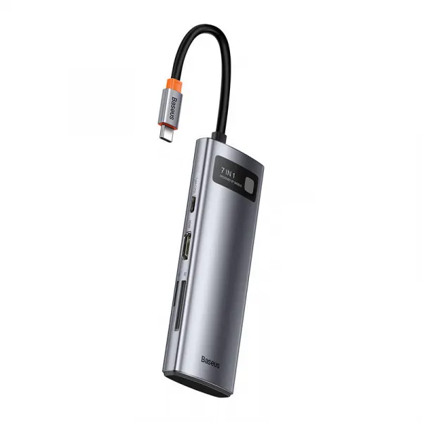 Adaptér 7w1 Baseus Hub USB-C na 2x USB 3.0 + HDMI + USB-C PD 030395