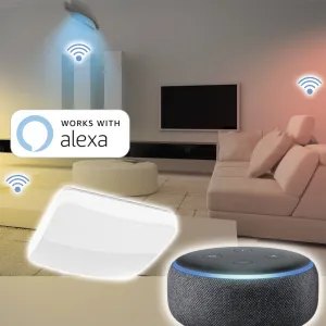 Hama SMART WiFi stropné svetlo, trblietavý efekt, štvorcové, 27 cm 94051140