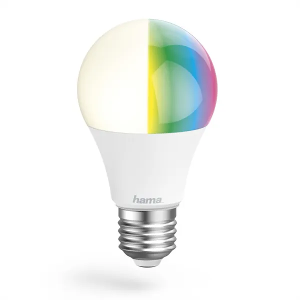 Hama SMART WiFi LED žiarovka, E27, 10 W, RGBW, stmievateľná 85395200