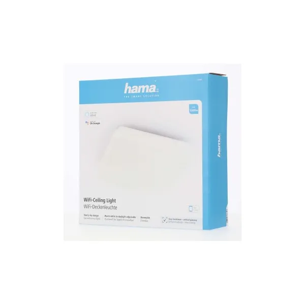 Hama SMART WiFi stropné svetlo, trblietavý efekt, štvorcové, 27 cm 94051140