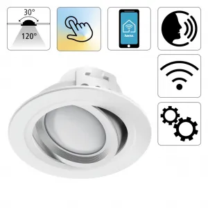 Hama SMART WiFi svetlo s možnosťou zabudovania, biela 94054231