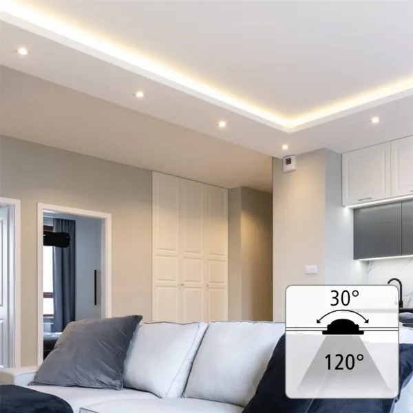 Hama SMART WiFi svetlo s možnosťou zabudovania, biela 94054231
