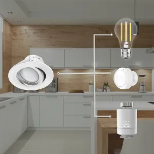 Hama SMART WiFi svetlo s možnosťou zabudovania, biela 94054231
