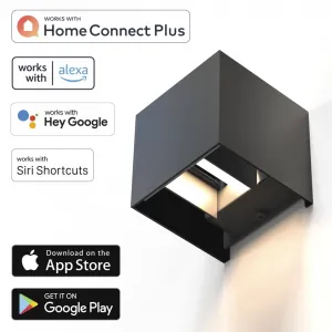 Hama SMART WiFi nástenné svetlo, pre vonkajšie aj vnútorné použitie, ovládanie... 94051140