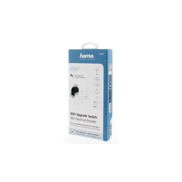 Hama SMART WiFi vypínač pre svietidlá a zásuvky, montáž pod omietku 85365080