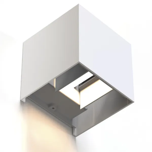 Hama SMART WiFi nástenné svetlo, štvorcové, 10 cm, IP44, vonkajšie/vnútorné použitie,... 94051140