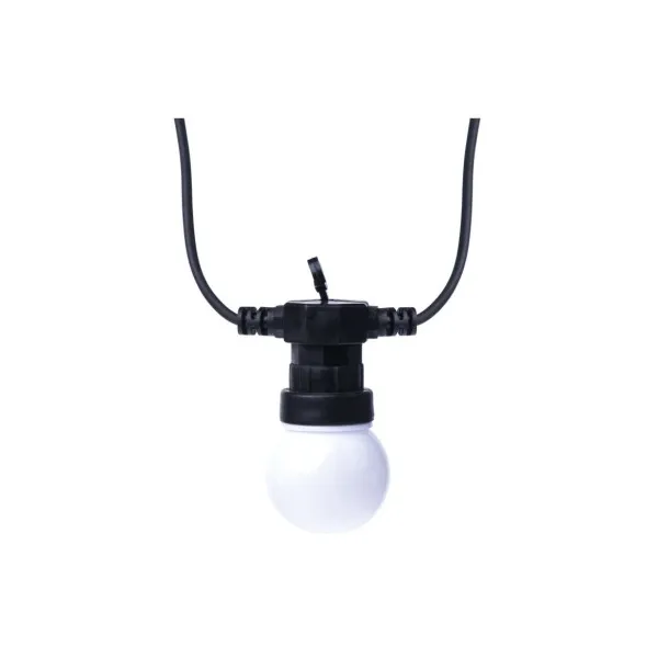 EMOS Lighting LED svetelná reťaz – 10x párty žiarovky mliečne, 5 m, vonkajšia aj vnútorná, teplá biela