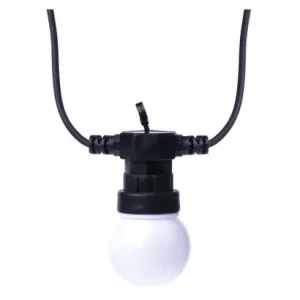 EMOS Lighting LED svetelná reťaz – 10x párty žiarovky mliečne, 5 m, vonkajšia aj vnútorná, teplá biela
