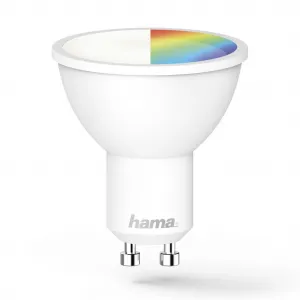 Hama SMART WiFi LED žiarovka, GU10, 5,5 W, RGBW, stmievateľná 85395200