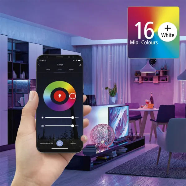 Hama SMART WiFi LED žiarovka, GU10, 5,5 W, RGBW, stmievateľná 85395200