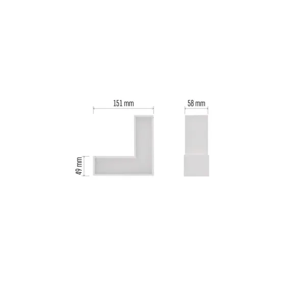 EMOS Lighting LED lineárne svietidlo ORTO LCON 8W, neutrálna biela