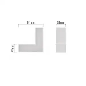 EMOS Lighting LED lineárne svietidlo ORTO LCON 8W, neutrálna biela