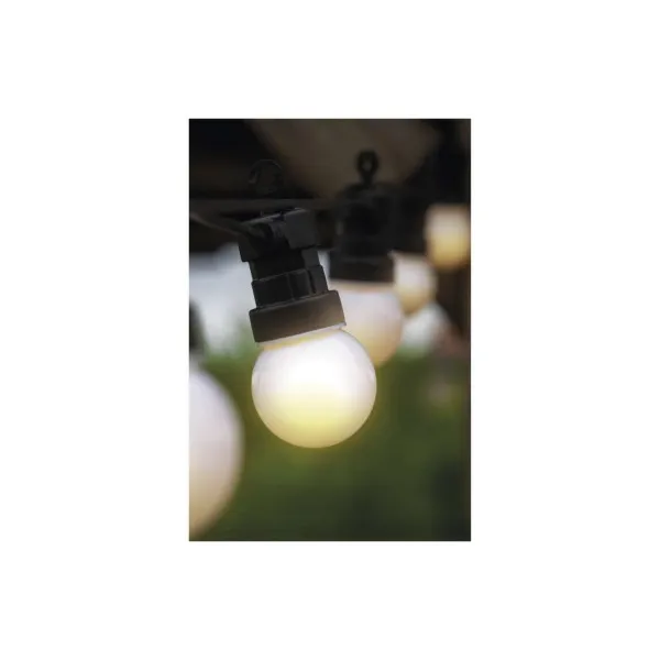 EMOS Lighting LED svetelná reťaz – 10x párty žiarovky mliečne, 5 m, vonkajšia aj vnútorná, teplá biela