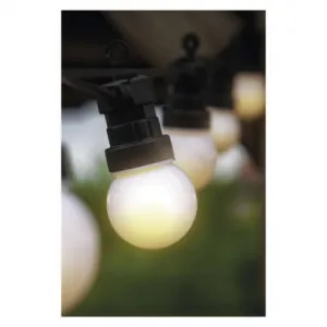 EMOS Lighting LED svetelná reťaz – 10x párty žiarovky mliečne, 5 m, vonkajšia aj vnútorná, teplá biela