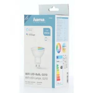 Hama SMART WiFi LED žiarovka, GU10, 5,5 W, RGBW, stmievateľná 85395200