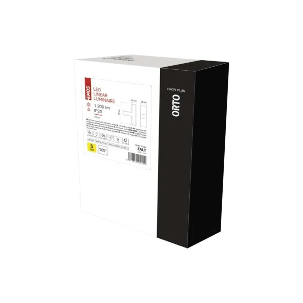 EMOS Lighting LED lineárne svietidlo ORTO TCON 12W, neutrálna biela