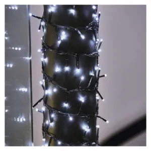 EMOS Lighting LED vianočná reťaz – cluster, 8 m, vonkajšia aj vnútorná, studená biela, časovač