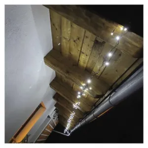 EMOS Lighting LED vianočná reťaz, 8 m, vonkajšia aj vnútorná, studená biela, časovač