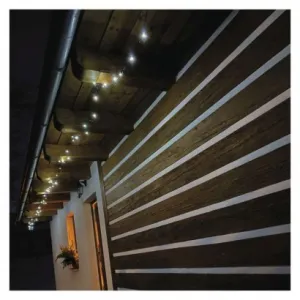 EMOS Lighting LED vianočná reťaz, 8 m, vonkajšia aj vnútorná, studená biela, časovač