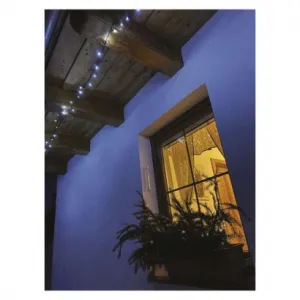 EMOS Lighting LED vianočná reťaz, 8 m, vonkajšia aj vnútorná, studená biela, časovač
