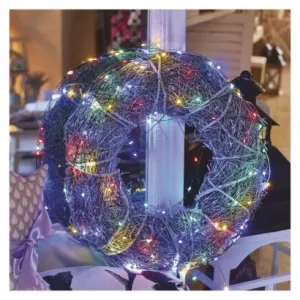 EMOS Lighting LED vianočná nano reťaz zelená, 4 m, vonkajšia aj vnútorná, multicolor, časovač