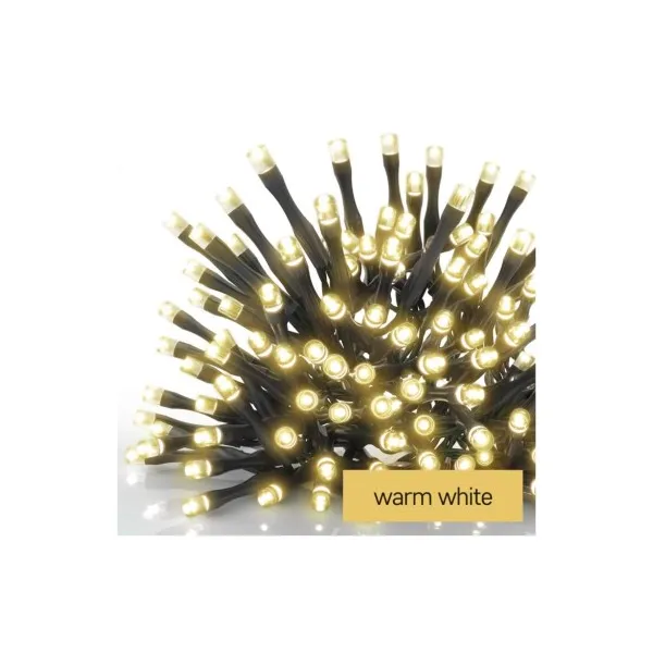 EMOS Lighting Standard LED spojovacia vianočná reťaz – cencúle, 2,5 m, vonkajšia, teplá biela