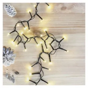EMOS Lighting LED vianočná reťaz – ježko, 8 m, vonkajšia aj vnútorná, teplá biela, časovač
