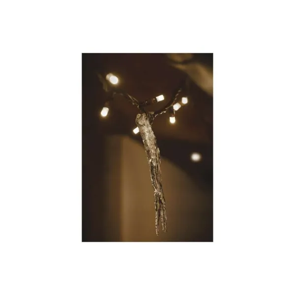 EMOS Lighting Profi LED spojovacia reťaz čierna, 10 m, vonkajšia aj vnútorná, teplá biela, časovač