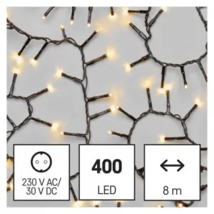EMOS Lighting LED vianočná reťaz – ježko, 8 m, vonkajšia aj vnútorná, teplá biela, časovač