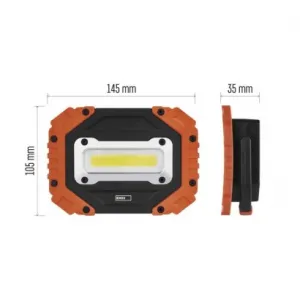 EMOS COB LED pracovné svietidlo P4113, 700 lm, 4× AA