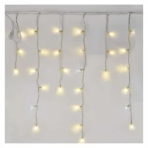 EMOS Lighting Standard LED spoj. reťaz blikajúca – cencúle, 2,5 m, vonkajšia, teplá/studená biela