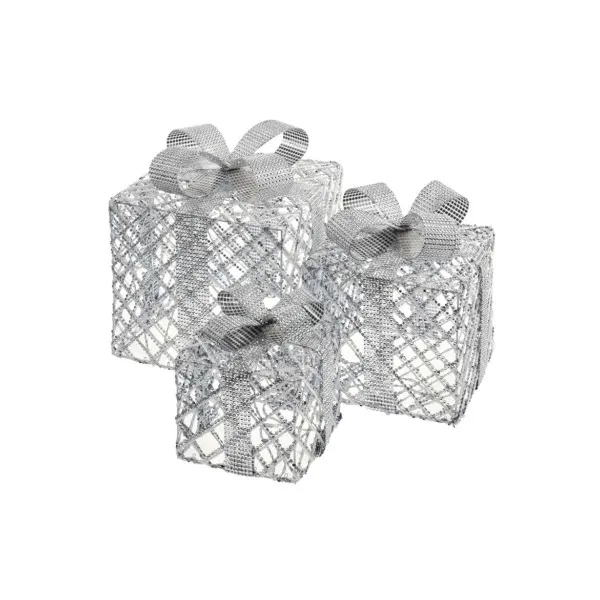EMOS Lighting LED darčeky, 3 veľkosti, vnútorné, studená biela, časovač