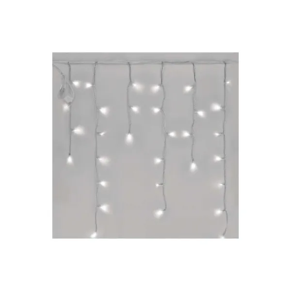 EMOS Lighting Standard LED spoj. reťaz blikajúca – cencúle, 2,5 m, vonkajšia, studená biela