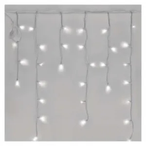 EMOS Lighting Standard LED spoj. reťaz blikajúca – cencúle, 2,5 m, vonkajšia, studená biela