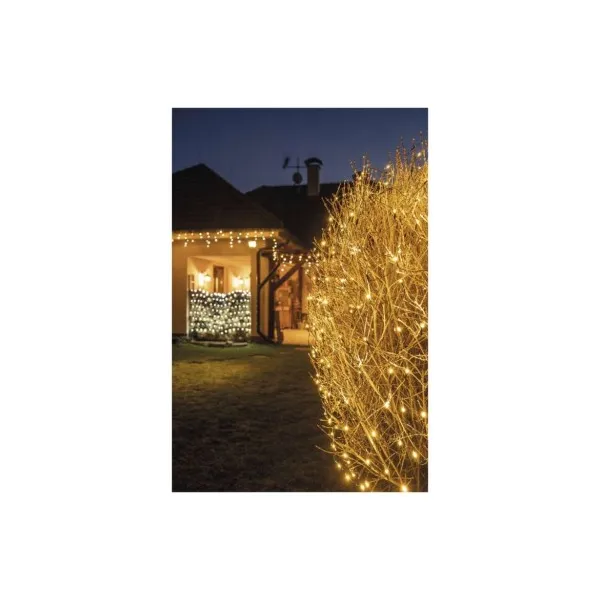 EMOS Lighting Standard LED spojovacia vianočná reťaz – sieť, 1,5x2 m, vonkajšia, teplá biela