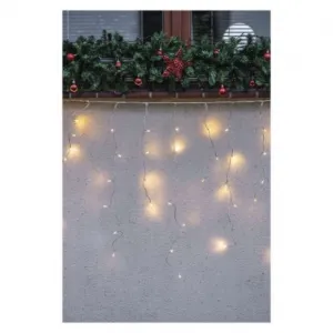 EMOS Lighting Standard LED spoj. reťaz blikajúca – cencúle, 2,5 m, vonkajšia, teplá/studená biela