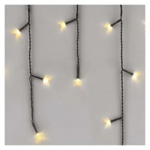 EMOS Lighting LED vianočné cencúle, 10 m, vonkajšie aj vnútorné, teplá biela, programy
